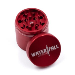 Waterfall 4-Piece Dry Herb Grinder with Removable Screen - Gloss (43mm)